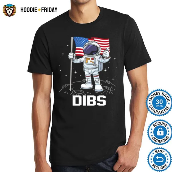 American Flag Patriotic Astronaut Spaceman 4Th Of July Shirts