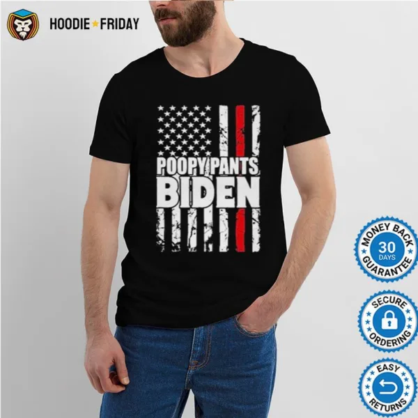 American Flag Poopypants Biden Shirts