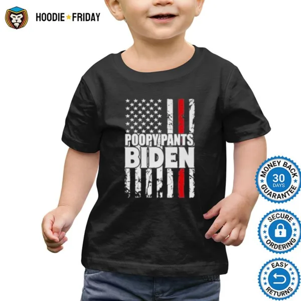 American Flag Poopypants Biden Shirts