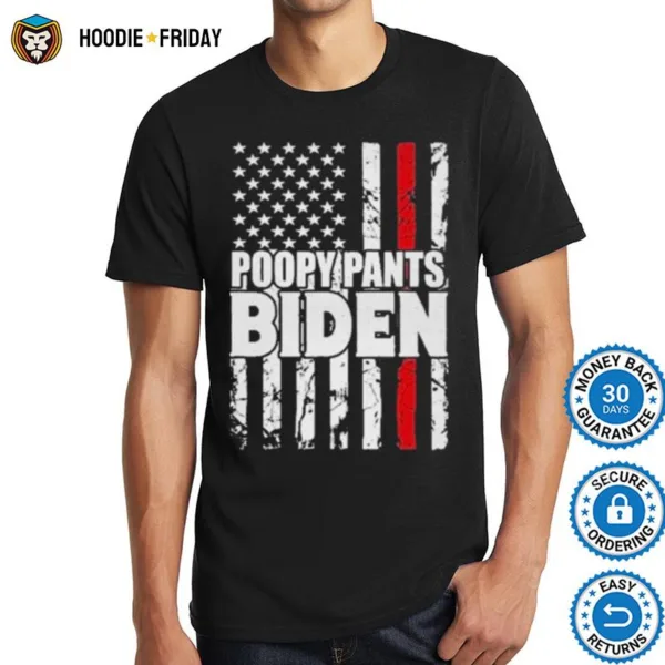 American Flag Poopypants Biden Shirts