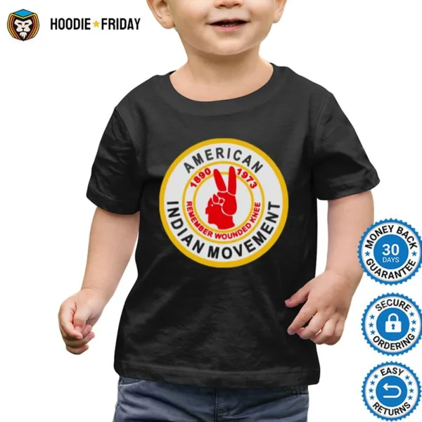 American Indian Movement Remember Wounded Knee 1973 1980 Shirts