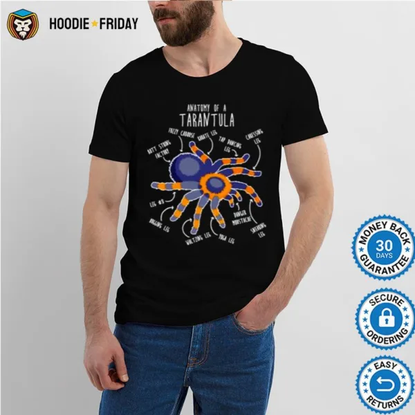 Anatomy Of A Tarantula Shirts