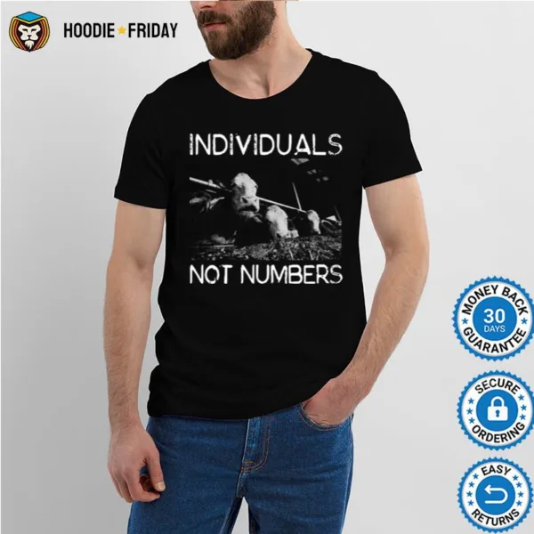 Animal Support Individuals Not Numbers Shirts