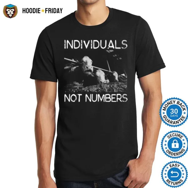 Animal Support Individuals Not Numbers Shirts