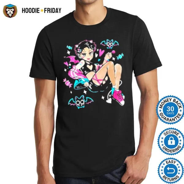 Anime Femboy Bat Boy Shirts