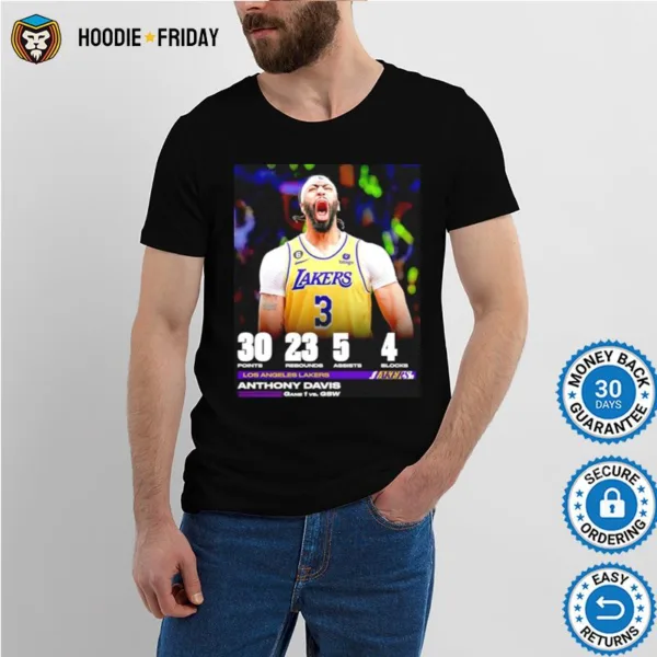 Anthony Davis Was Locked In For Game 1 Shirts