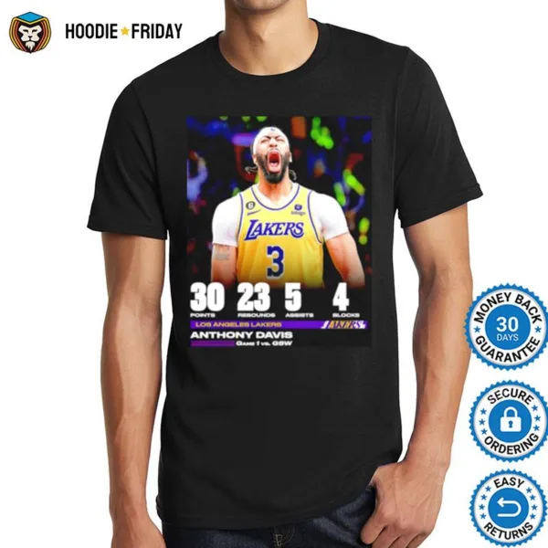 Anthony Davis Was Locked In For Game 1 Shirts