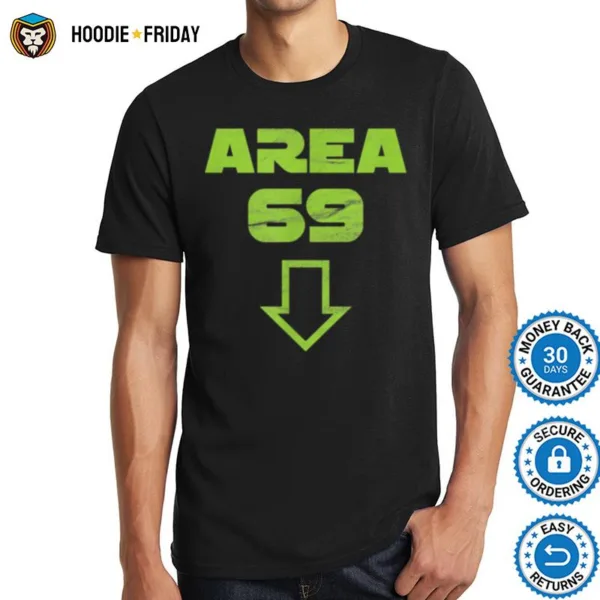 Area 69 Meme Futuristic Shirts