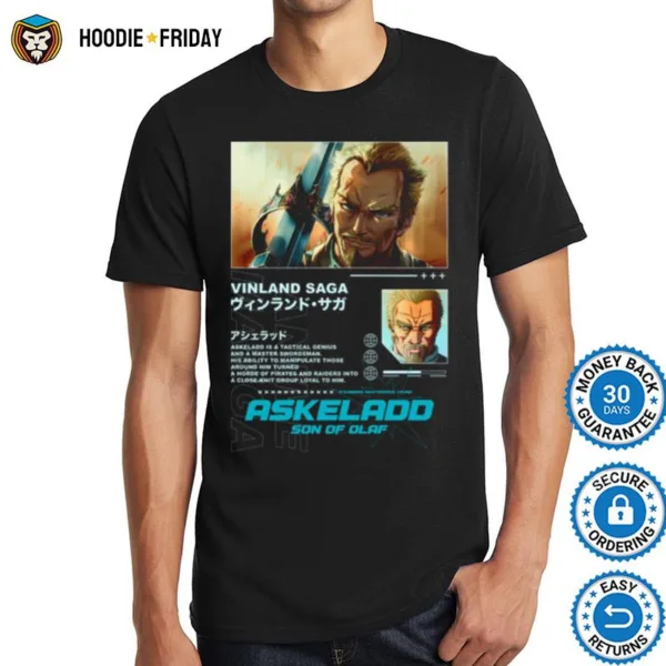 Askeladd Vinland Saga Askeladd Son Of Olaf Introduction Shirts