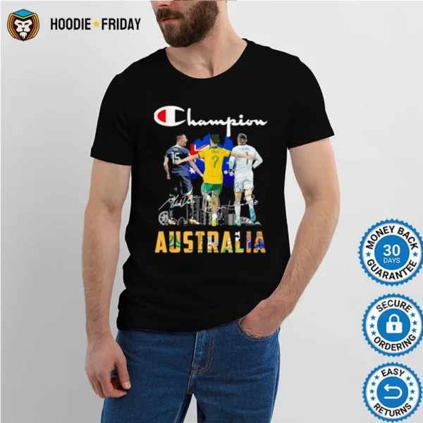 Australia Team Sports Champion Signatures Shirts