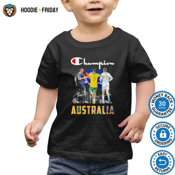 Australia Team Sports Champion Signatures Shirts