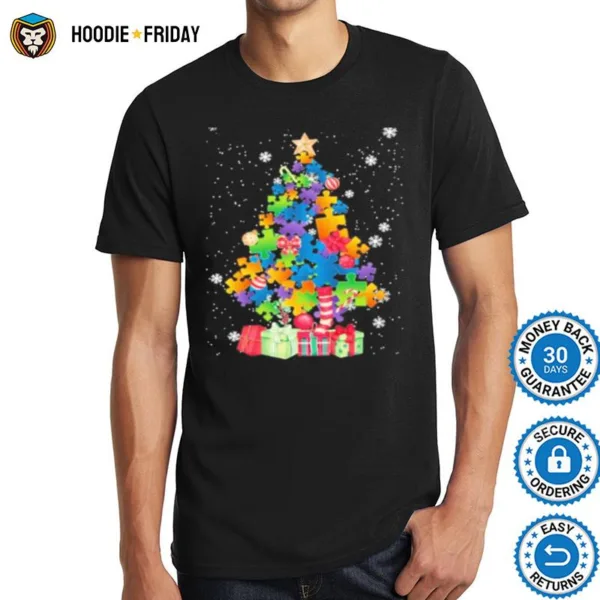 Autism Christmas Tree Shirts