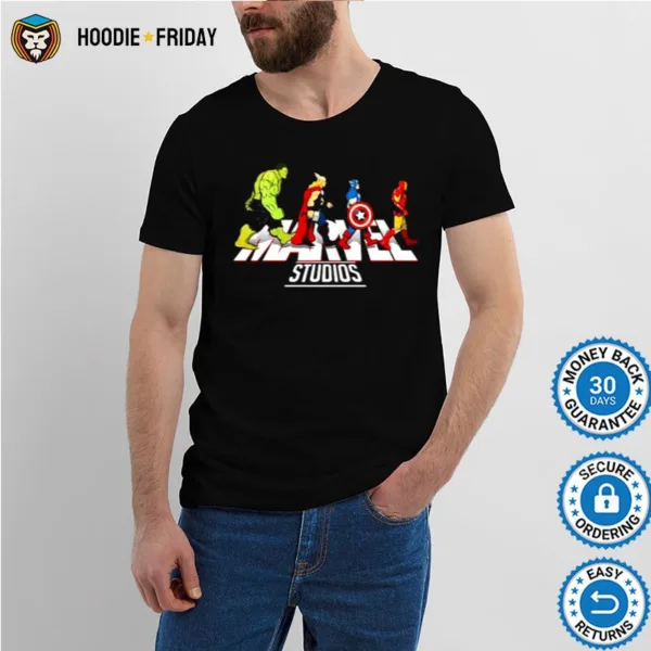 Avengers Marvel Studios Abbey Road Shirts