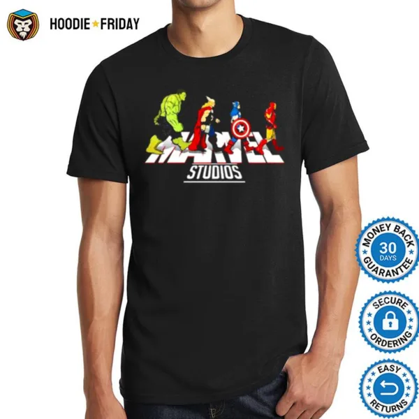 Avengers Marvel Studios Abbey Road Shirts