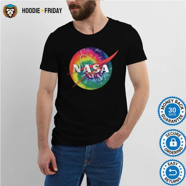 Awesome Tie Dye Nasa Logo Shirts