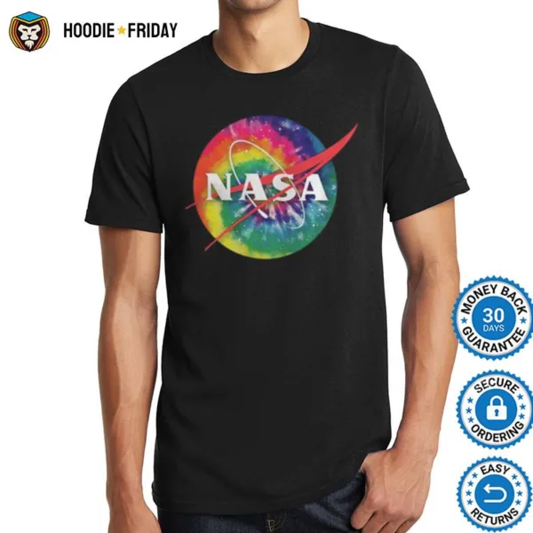 Awesome Tie Dye Nasa Logo Shirts