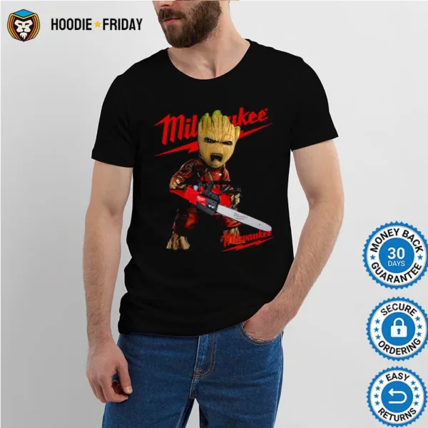 Baby Groot Hug Milwaukee Shirts