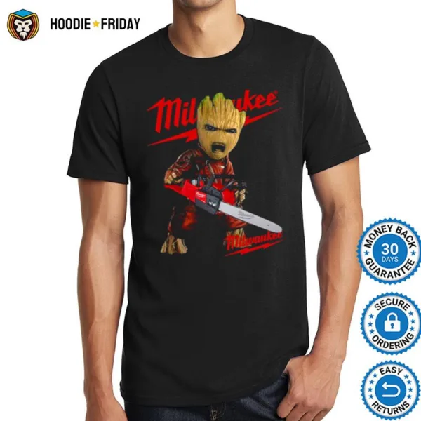 Baby Groot Hug Milwaukee Shirts