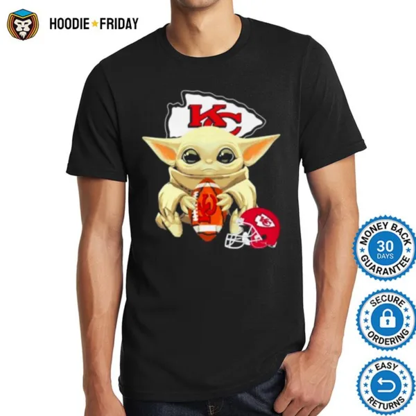 Baby Yoda Hug Kansas City Chiefs Shirts