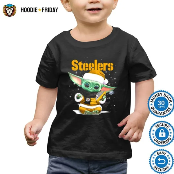 Baby Yoda Pittsburgh Steelers Football Christmas Shirts