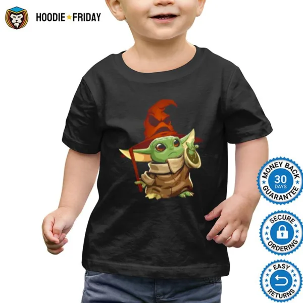 Baby Yoda Wearing Star Wars Harry Potter Shirts