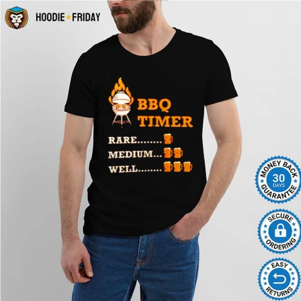 Bbq Timer Rare Medium Well Shirts