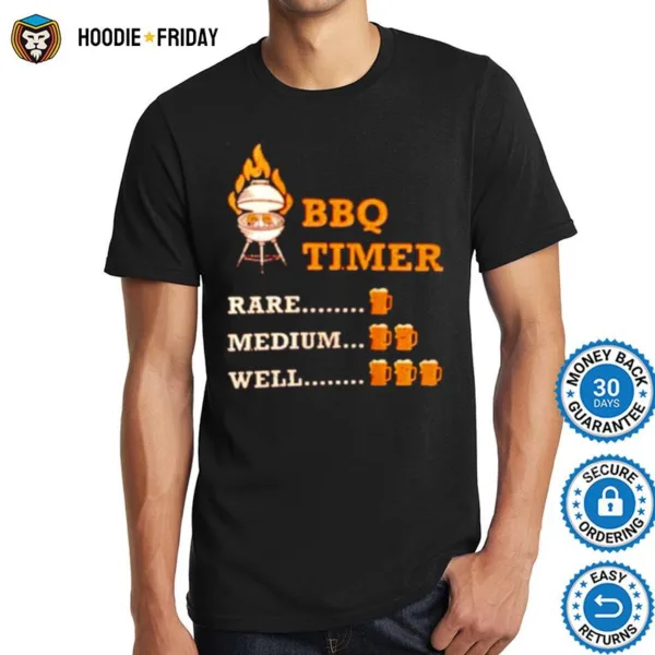 Bbq Timer Rare Medium Well Shirts