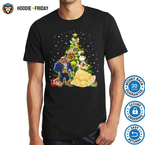 Beauty And The Beast Christmas Tree Shirts