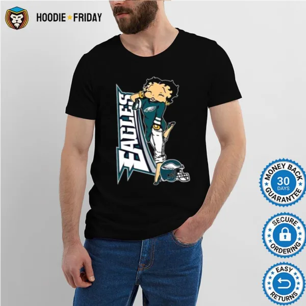 Betty Boop Philadelphia Eagles Football Shirts