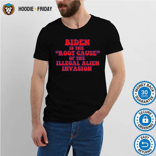 Biden Root Cause Illegal Immigration Crisis Cricket Shirts