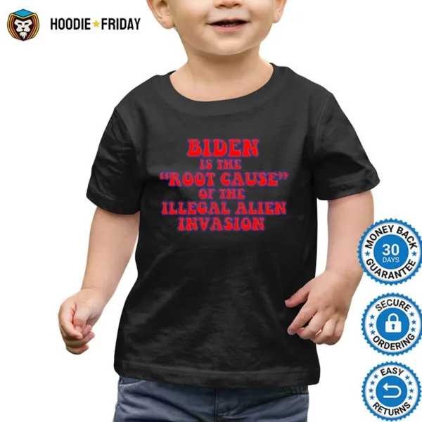 Biden Root Cause Illegal Immigration Crisis Cricket Shirts