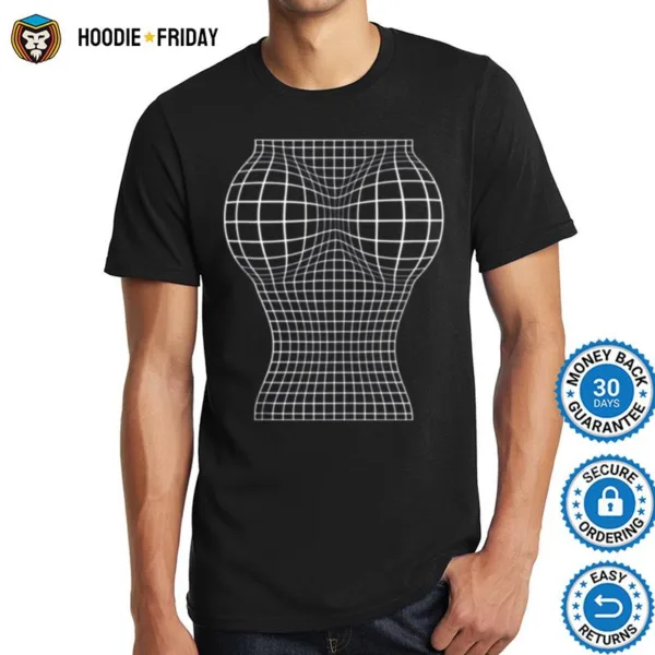 Big Boob Optical Illusion Cool Large Chest Shirts