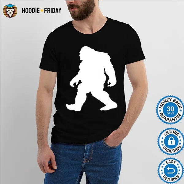 Bigfoot Silhouette Fatsquatch Overweight Sasquatch Shirts