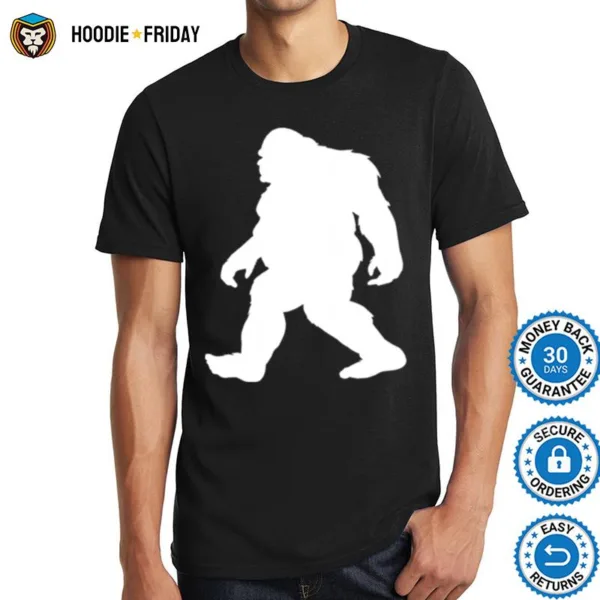 Bigfoot Silhouette Fatsquatch Overweight Sasquatch Shirts