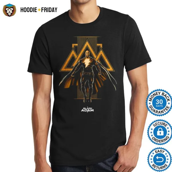 Black Adam Gold Shirts