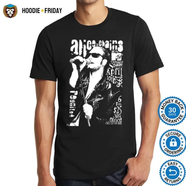 Black And White Art L Layne Staley Shirts