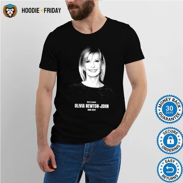 Black And White Art Olivia Newton John Shirts