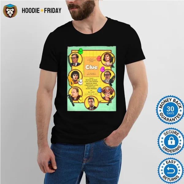 Black Comedy Clue Movie Shirts