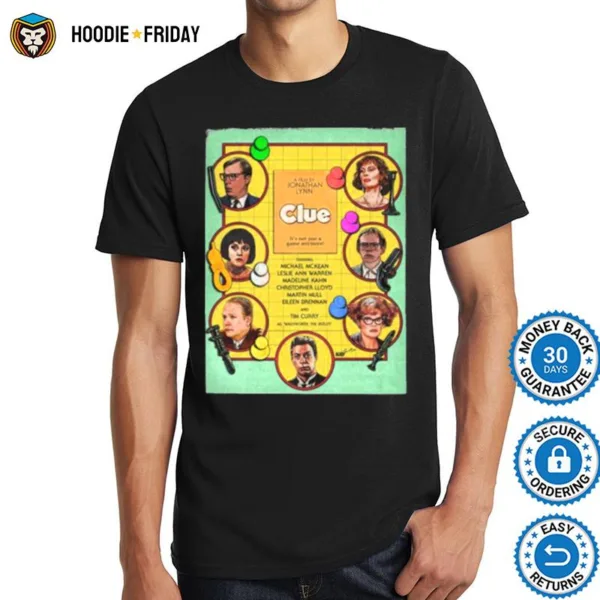 Black Comedy Clue Movie Shirts