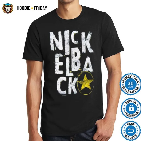 Blacks Star Nickelback Shirts