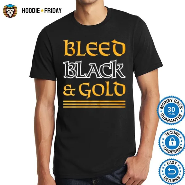 Bleed Black And Gold Nola New Orleans Saints Shirts