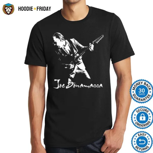 Blues Rock Guitarist Joe Bonamassa Retro Vintage Shirts