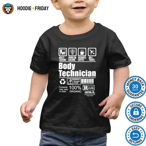 Body Technician 100 Organic Shirts