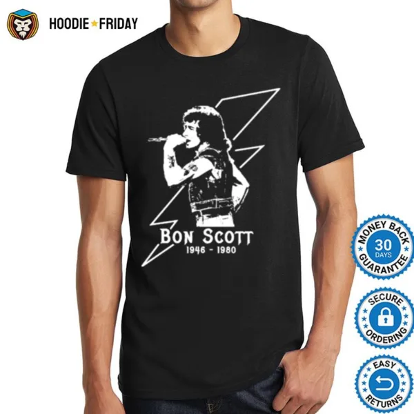 Bon Scott 1964 1980 Ac Dc Band Music Shirts