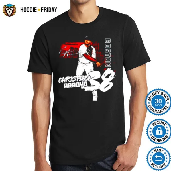 Boston Baseball Christian Arroyo 38 Signature Shirts