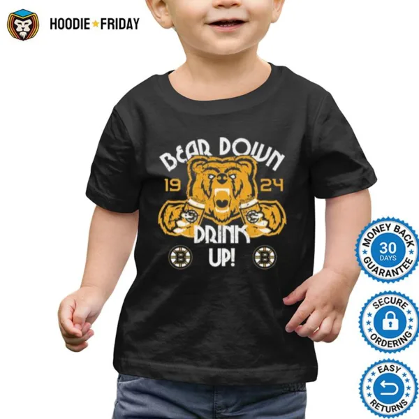 Boston Bruins Bear Down Drink Up 1924 Shirts