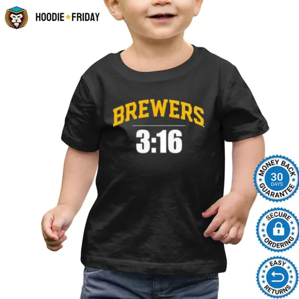 Branded 3 16 Stone Cold Steve Austin Milwaukee Brewers Fanatics Shirts