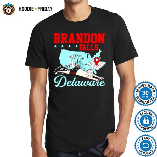 Brandon Falls Delaware Joe Biden Bike Ride Shirts