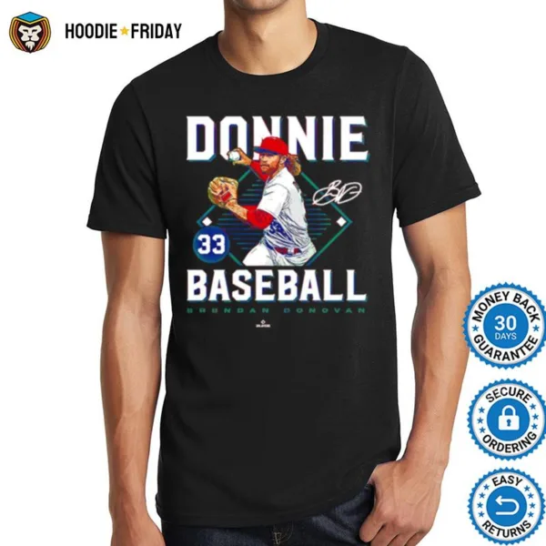 Brendan Donovan Donnie Baseball Signature Shirts