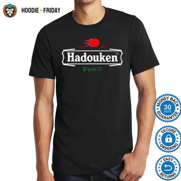 Brewhouse Hadouken Heniken Logo X Street Fighter Shirts